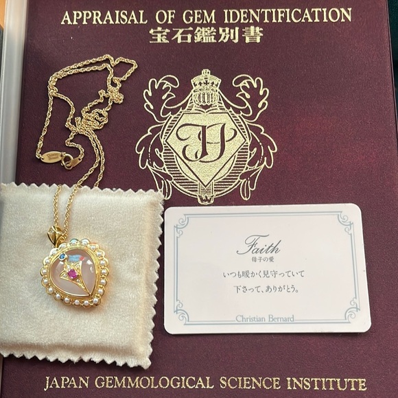 Beautiful K18 Heart Gold Necklace ~ Japan Gold❤️ - Picture 7 of 16